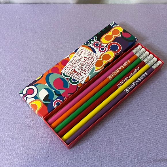 COACH POPPY PENCILS WITH BOX - Picture 1 of 2